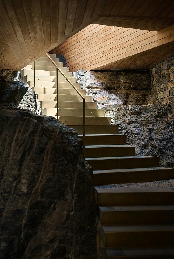 亿伽设计-汤泉设计-崖壁泳池度假酒店：原始洞穴体验的空间转译