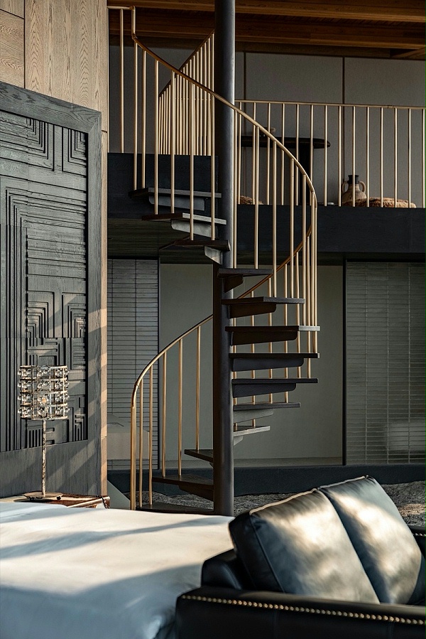 亿伽设计-汤泉设计-崖壁泳池度假酒店：原始洞穴体验的空间转译