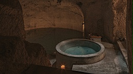 亿伽设计-汤泉设计-墨西哥私汤小院：一场由地下世界所定义的建筑体验