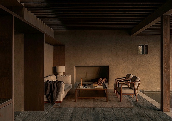 亿伽设计-汤泉设计-El Retiro Spa馆：建筑摒弃了“立面”的概念