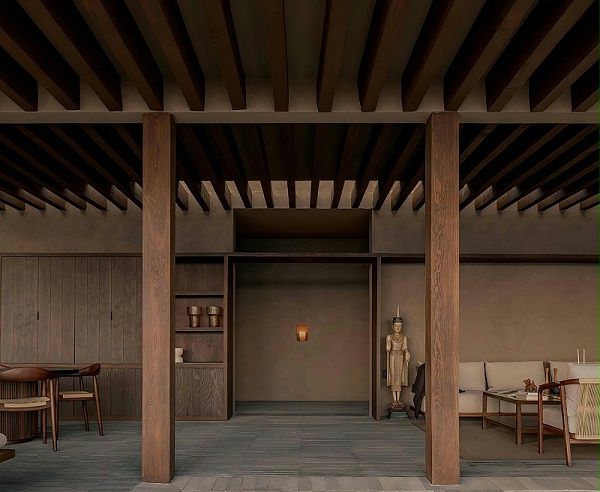 亿伽设计-汤泉设计-El Retiro Spa馆：建筑摒弃了“立面”的概念