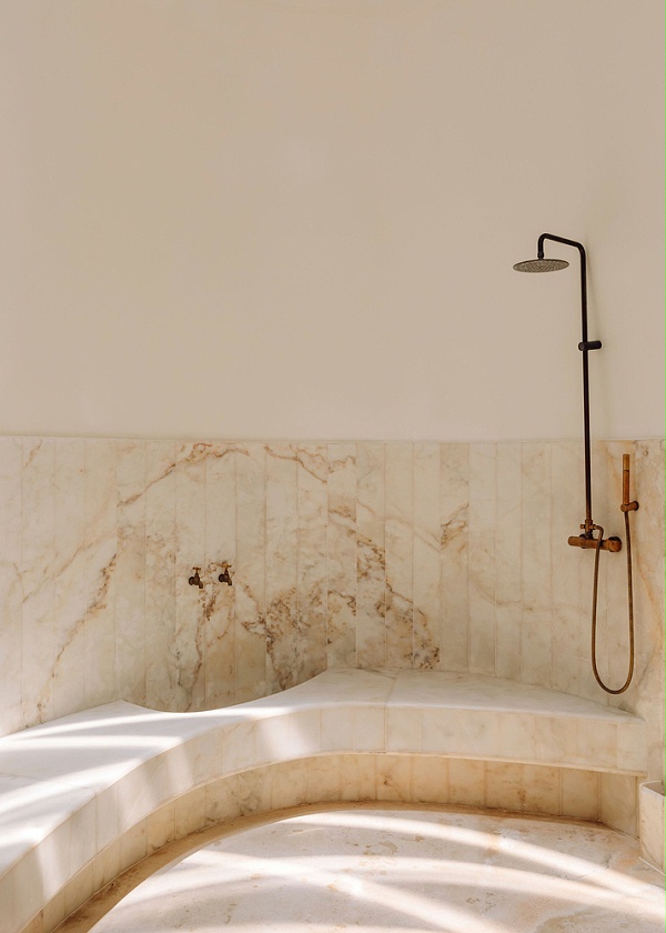 亿伽泉温设计│土耳其浴室：通过设计形状的增强，使体验变得感性