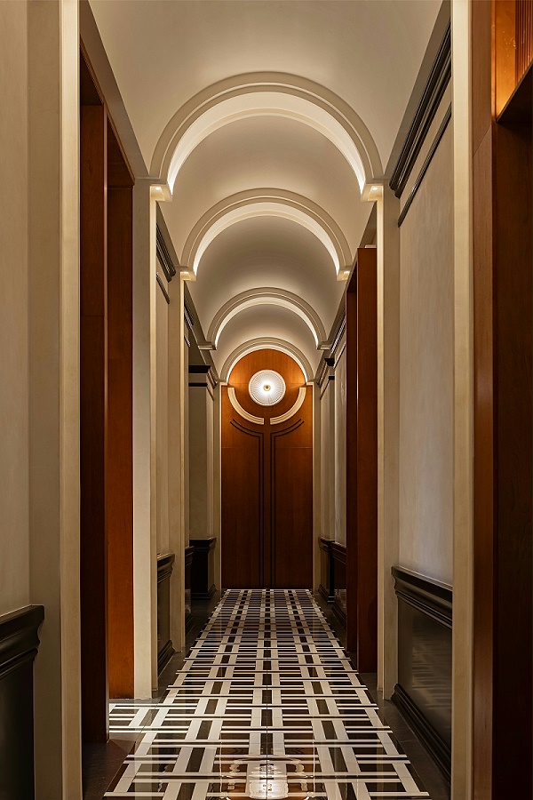 亿伽设计-汤泉设计-SPA 馆：以“老钱风”的温润底蕴为基底设计