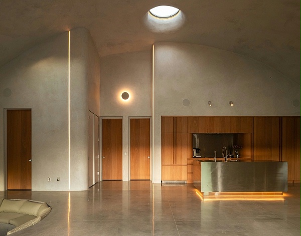 亿伽设计-汤泉设计-穹顶私汤别墅：一件“活着的雕塑”