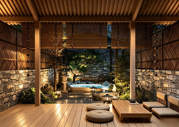 修文山居•禅养温泉：山水间的静谧归隐