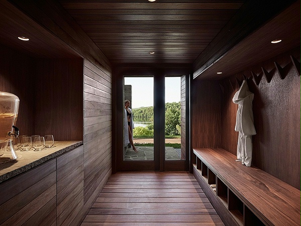 亿伽设计-汤泉设计-魁北克温泉馆：自然怀抱中的水疗中心